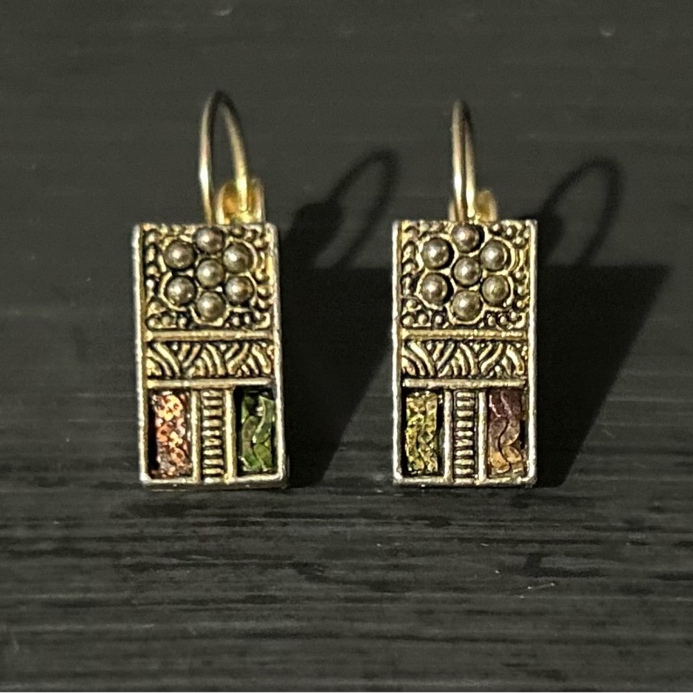Vintage Art Deco Earrings Boho and Eccentric Statement Jewelry